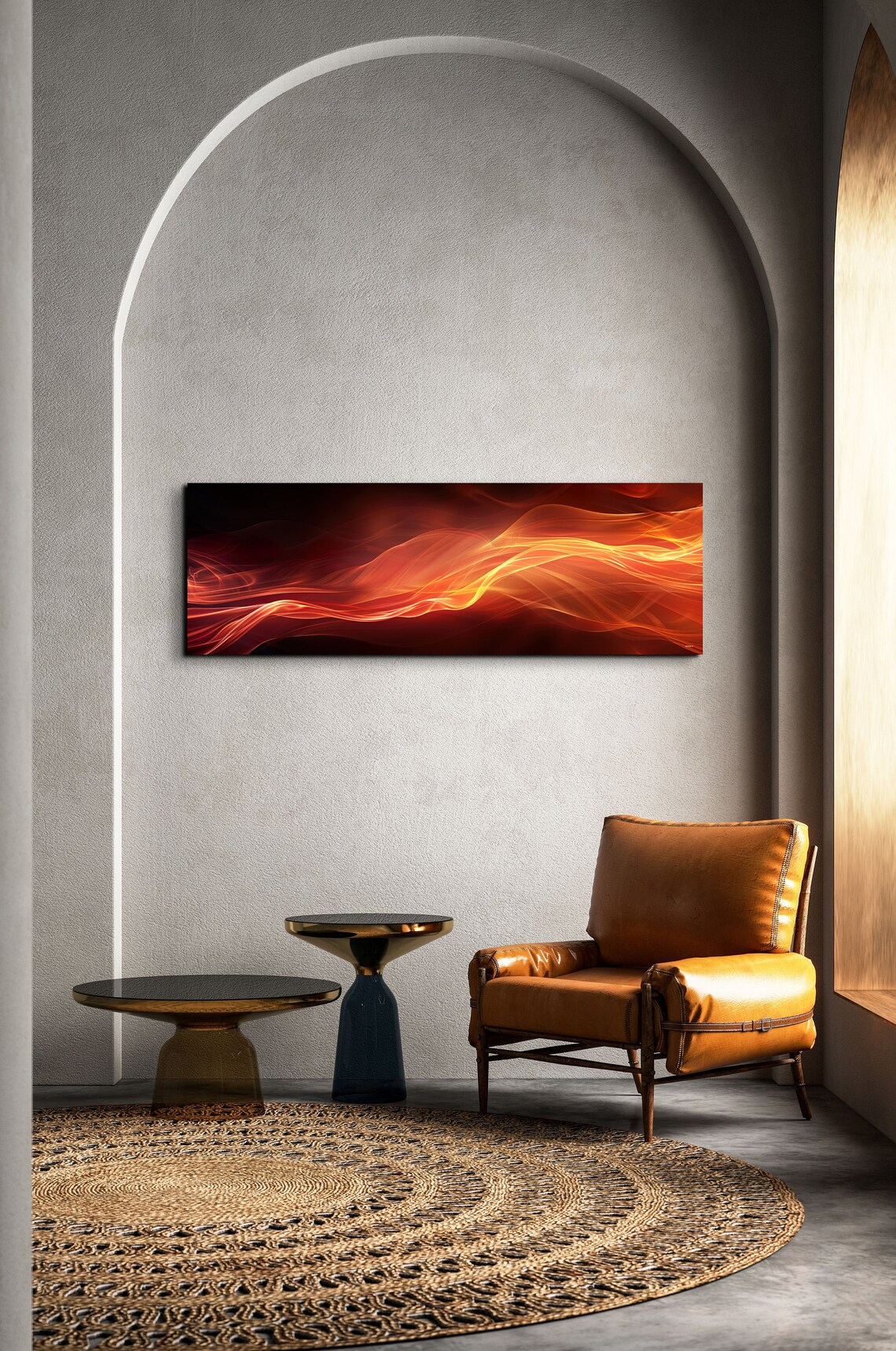 Abstract Wave Art Print, Modern Contemporary - Image 3