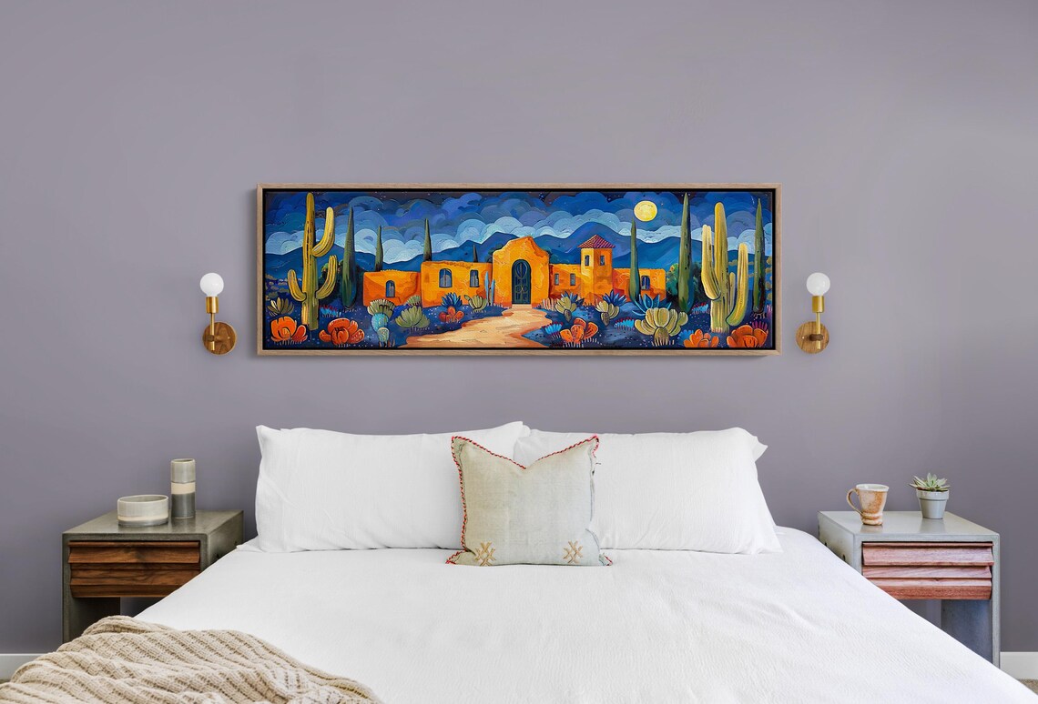 Southwest Desert Watercolor Art Print, Cactus Decor - Image 4