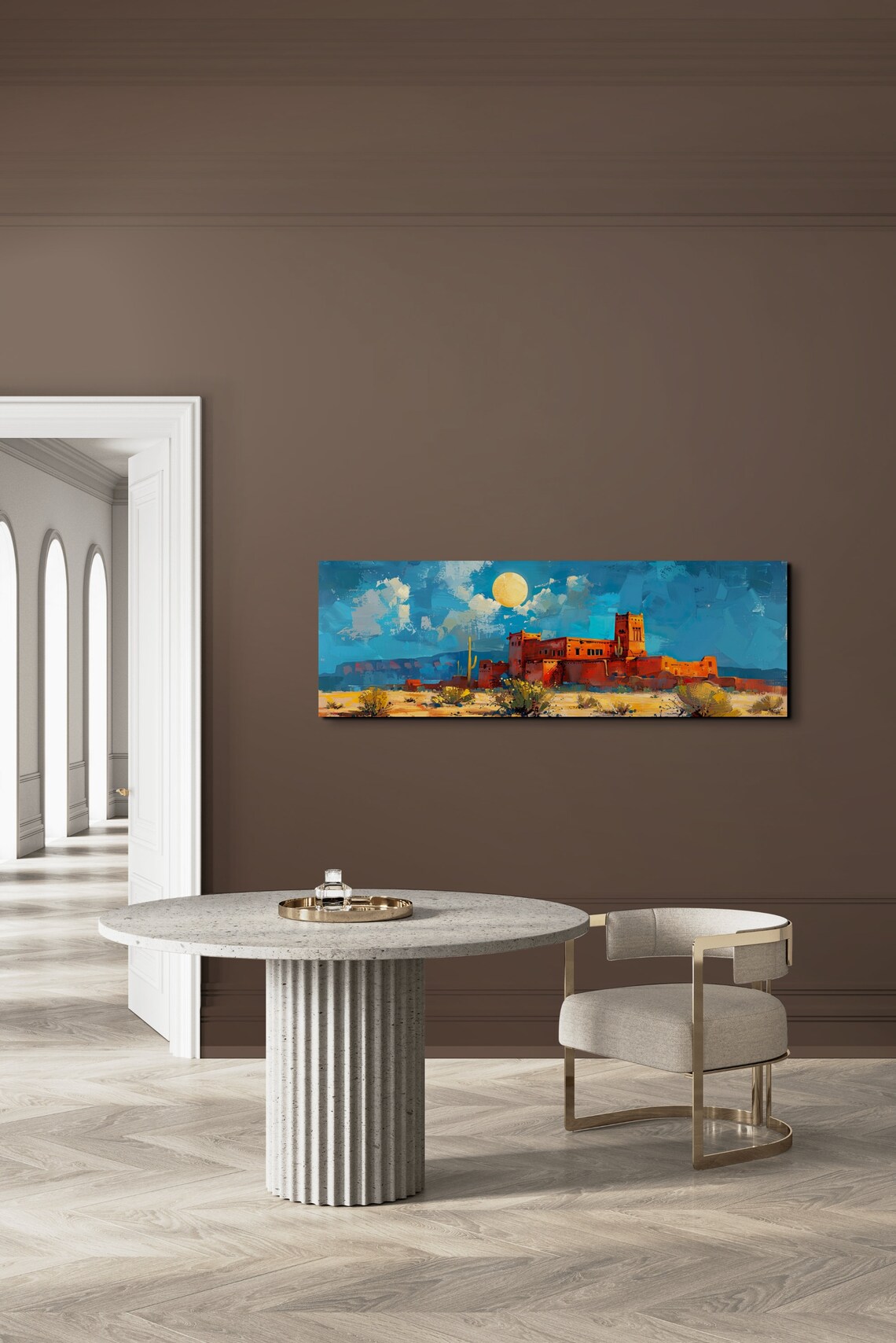 Southwest Desert Watercolor Art Print, Cactus Decor - Image 7