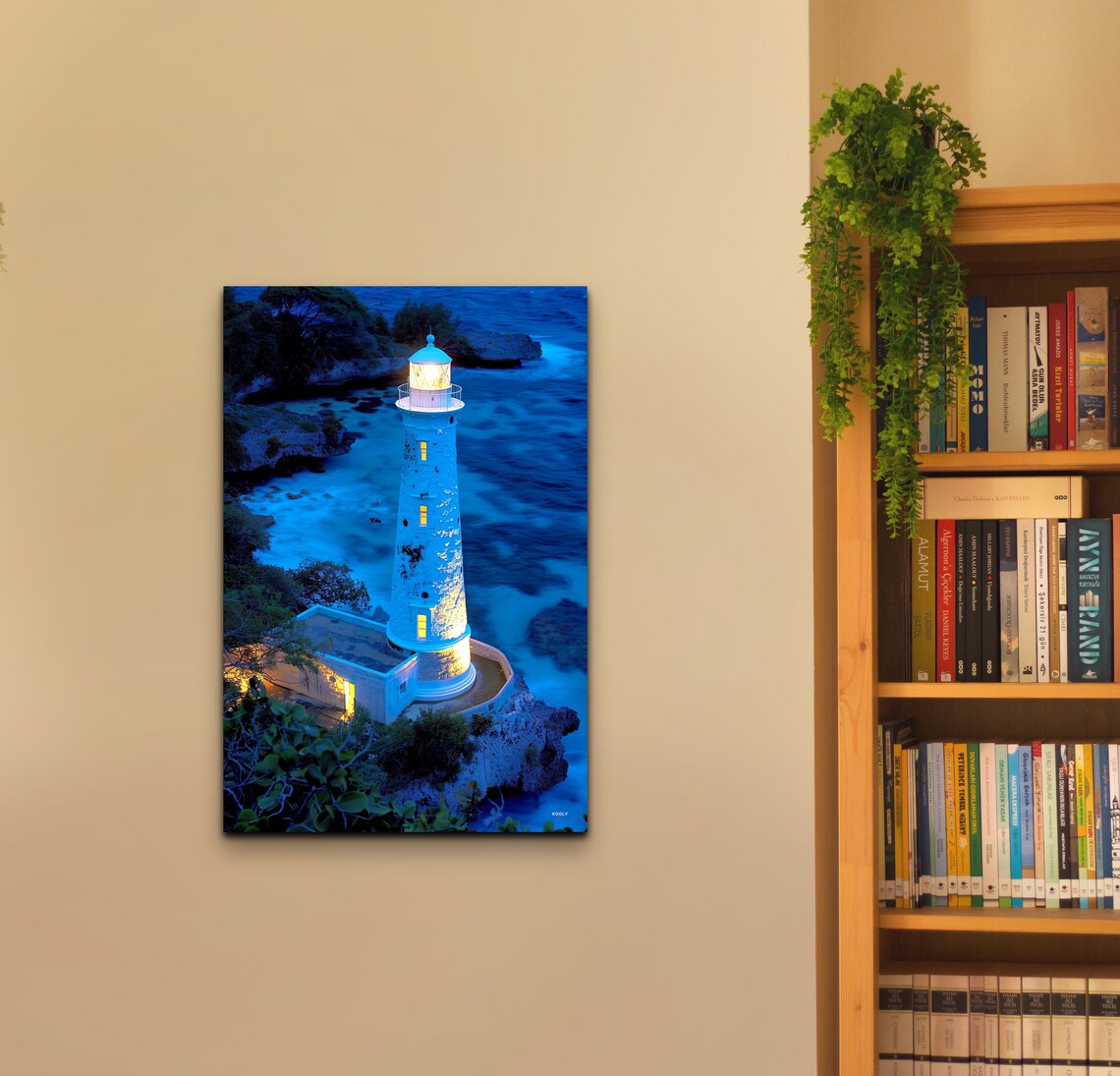 Lighthouse Nautical Art, Ocean Art Print - Image 3