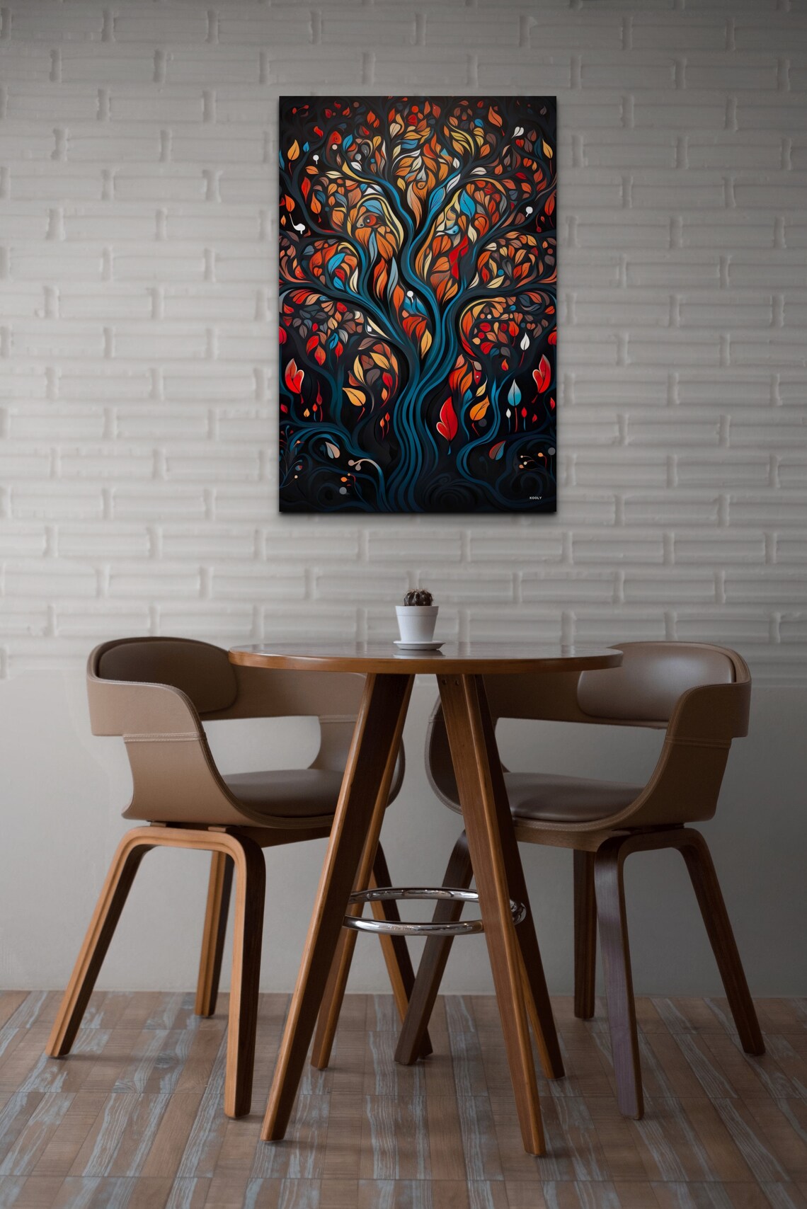 Colorful Tree Of Life Trees Wall Art Print - Image 5