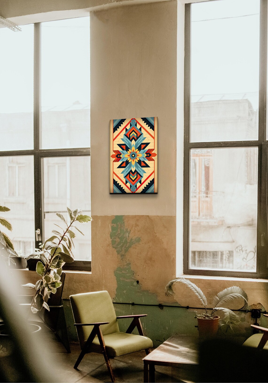 Southwestern Pattern Boho Art Print, Western Decor - Image 4