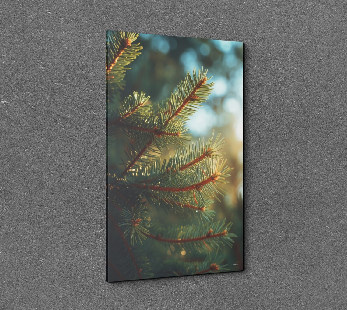 Pine Branch Art Print, Green Cabin Decor - Image 6
