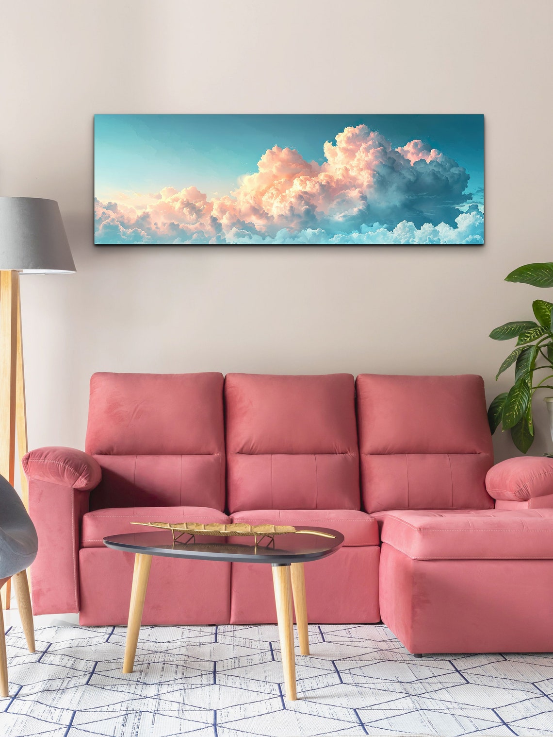 Panoramic Cloud Wall Art - Image 5