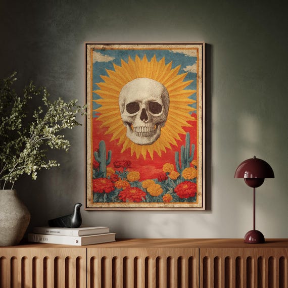 Desert Sun Skull