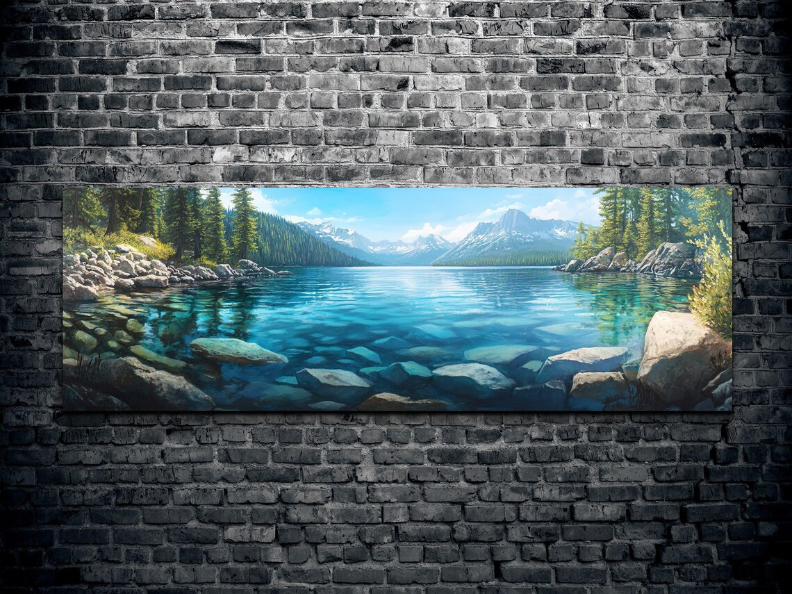 Appalachian Mountain Range Photography Panoramic Scenery Ready To Hang Wall Art Print - Image 2