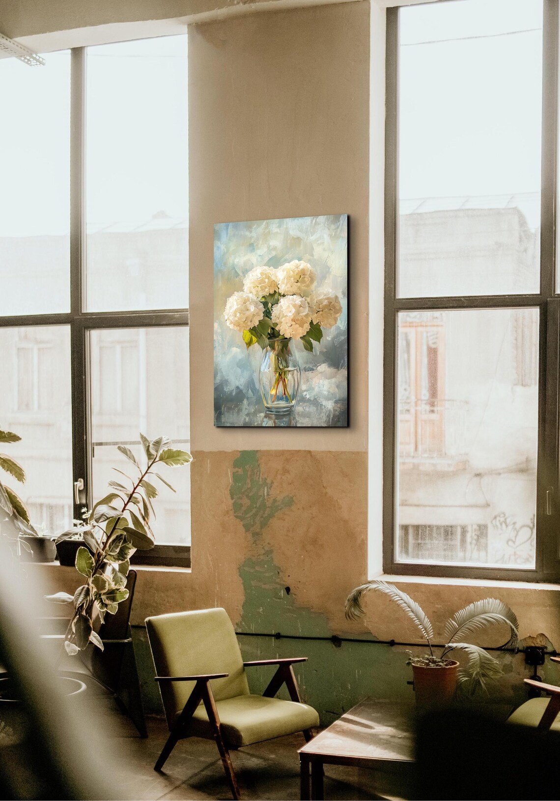 Mid Century Modern Botanical Vase Art Print - Image 5