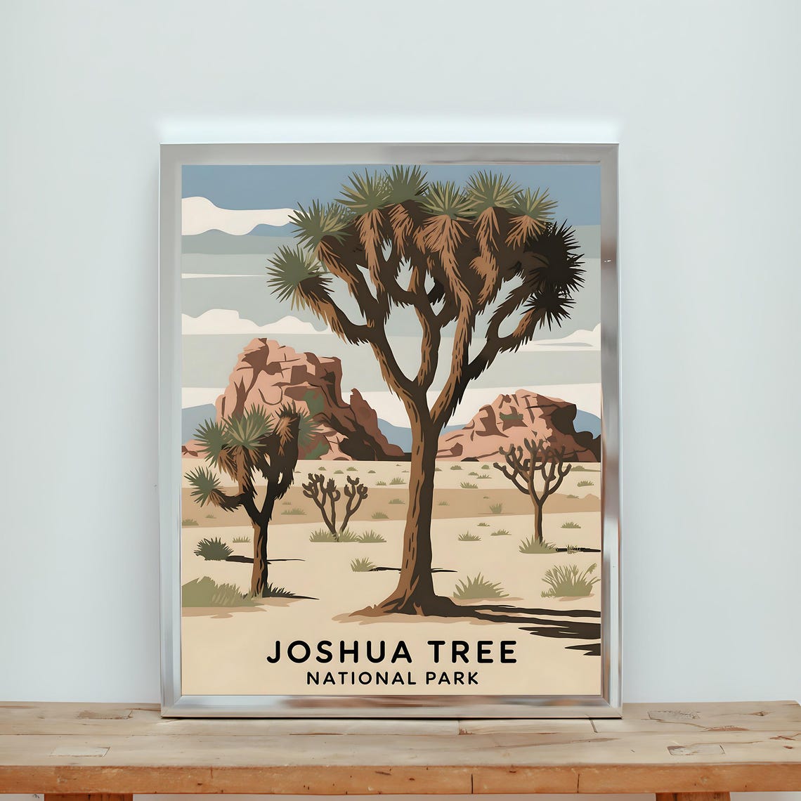 Joshua Tree National Park Vintage Travel Poster