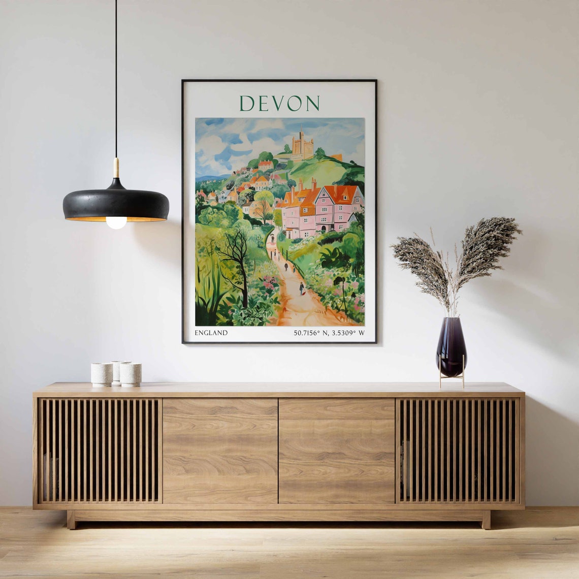 Devon Travel Poster - Image 3