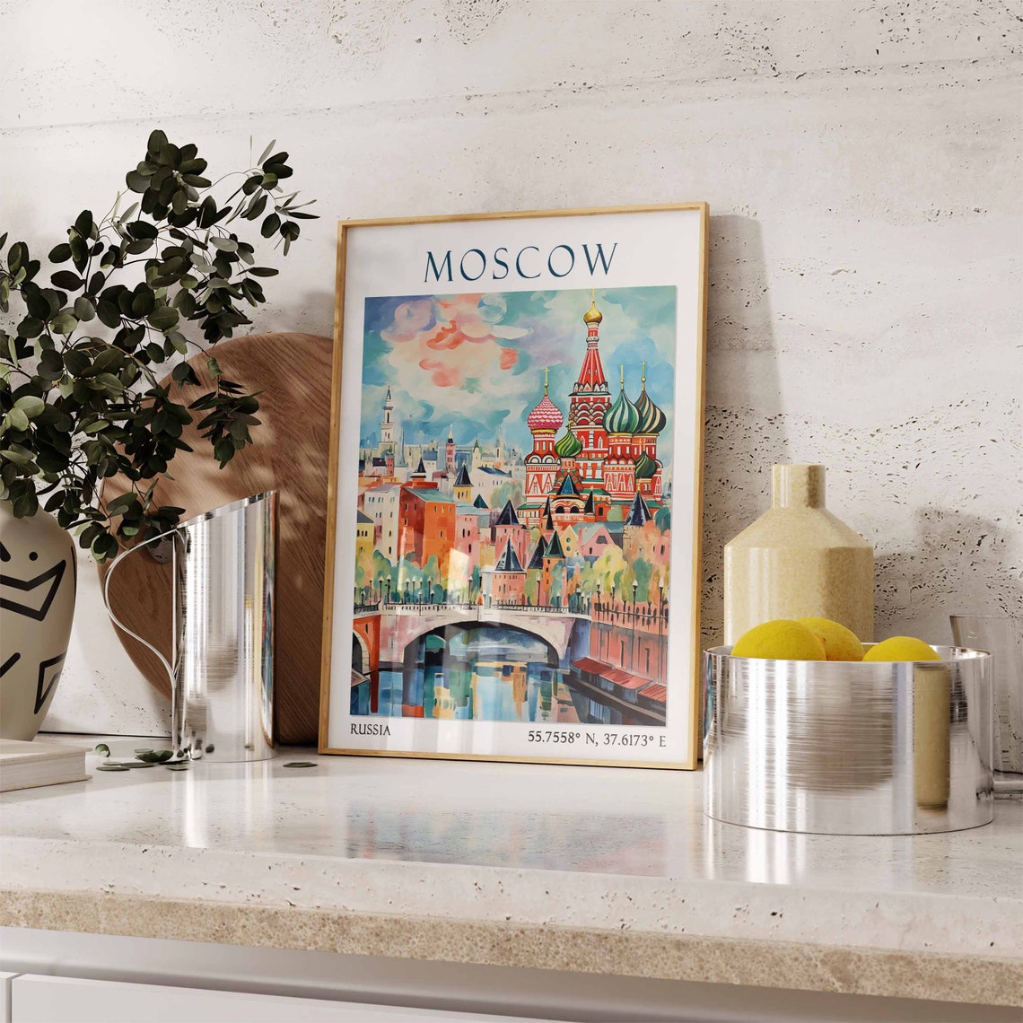 Moscow Travel Poster Moscow Travel Print Moscow Poster Moscow Travel Photo Moscow Wall Art Russia Travel - Image 3