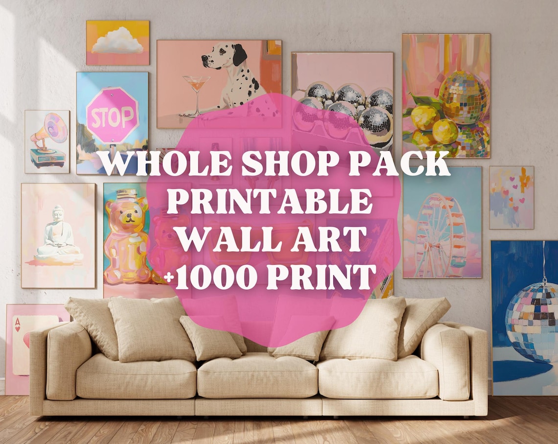 Modern Abstract Wall Prints, Gallery Wall Art
