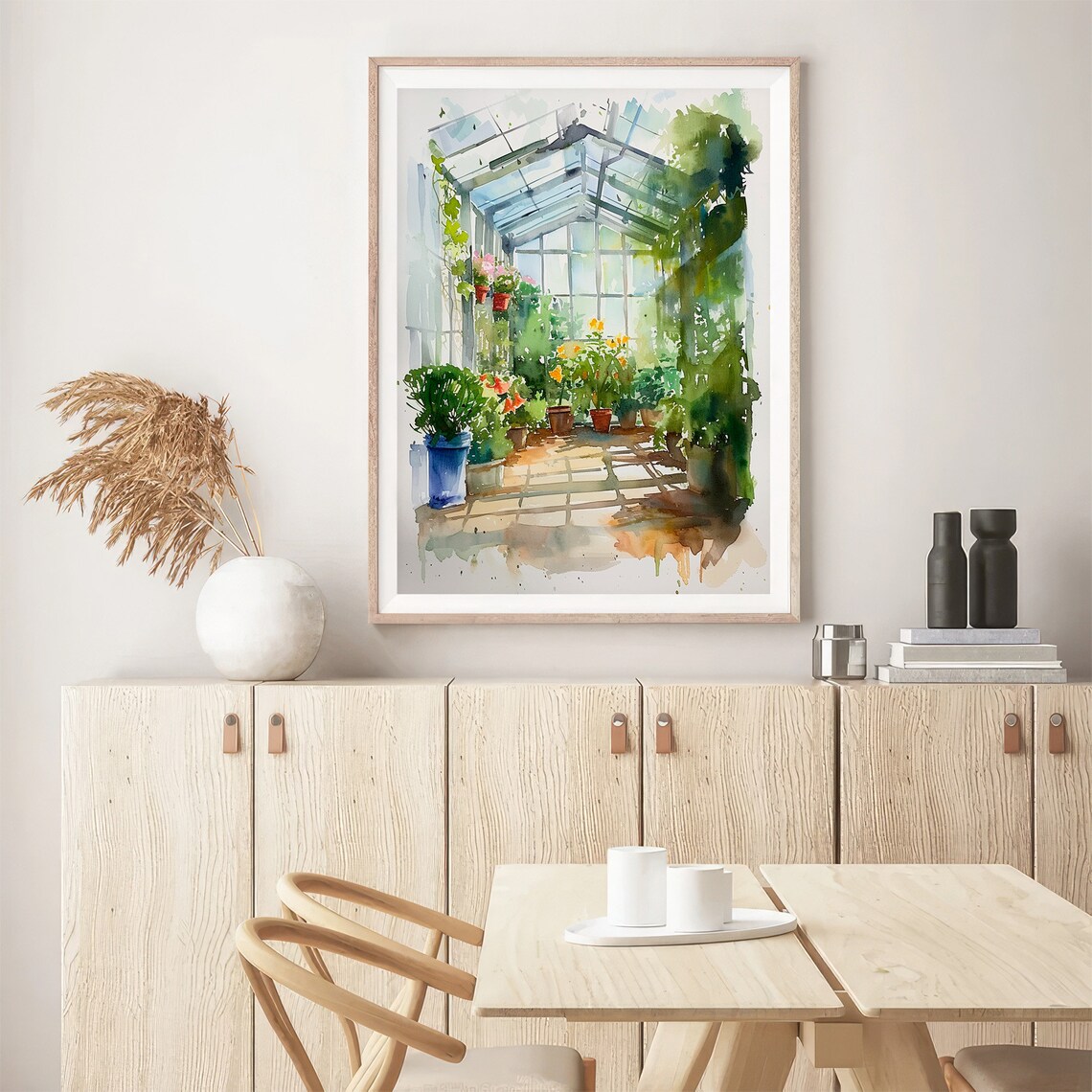 Greenhouse Painting Botanical Watercolor Art Print - Image 5