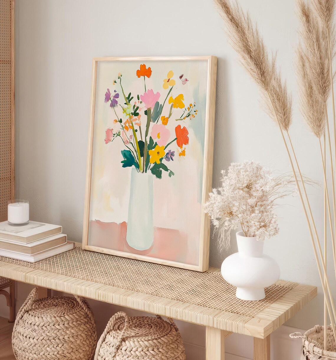 Spring Flowers Watercolor, Daisies, Mother's Day Gift - Image 8