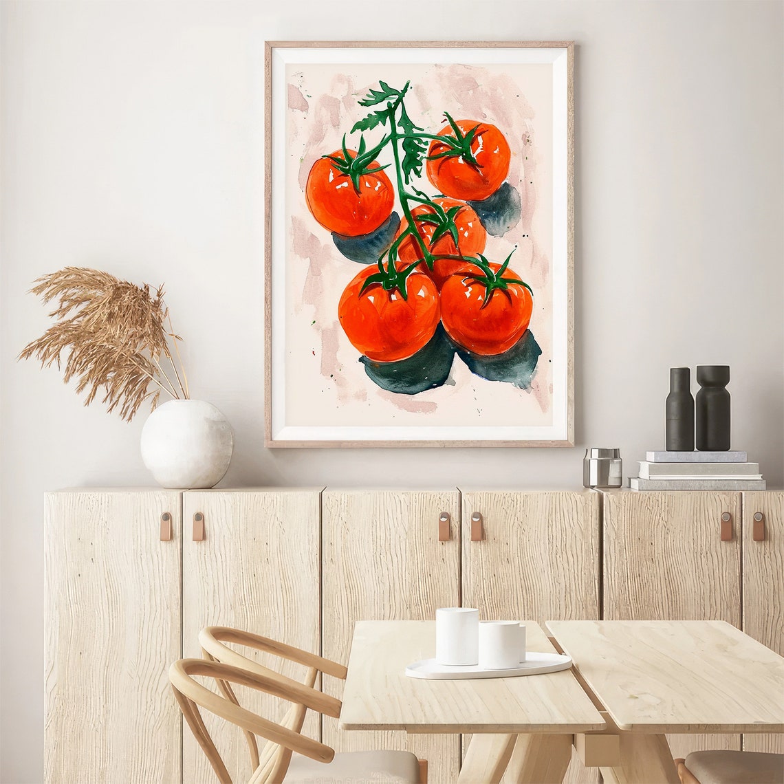 Tomato Art Print Food Artwork Kitchen Wall Art Poster By Feelingprints - Image 5