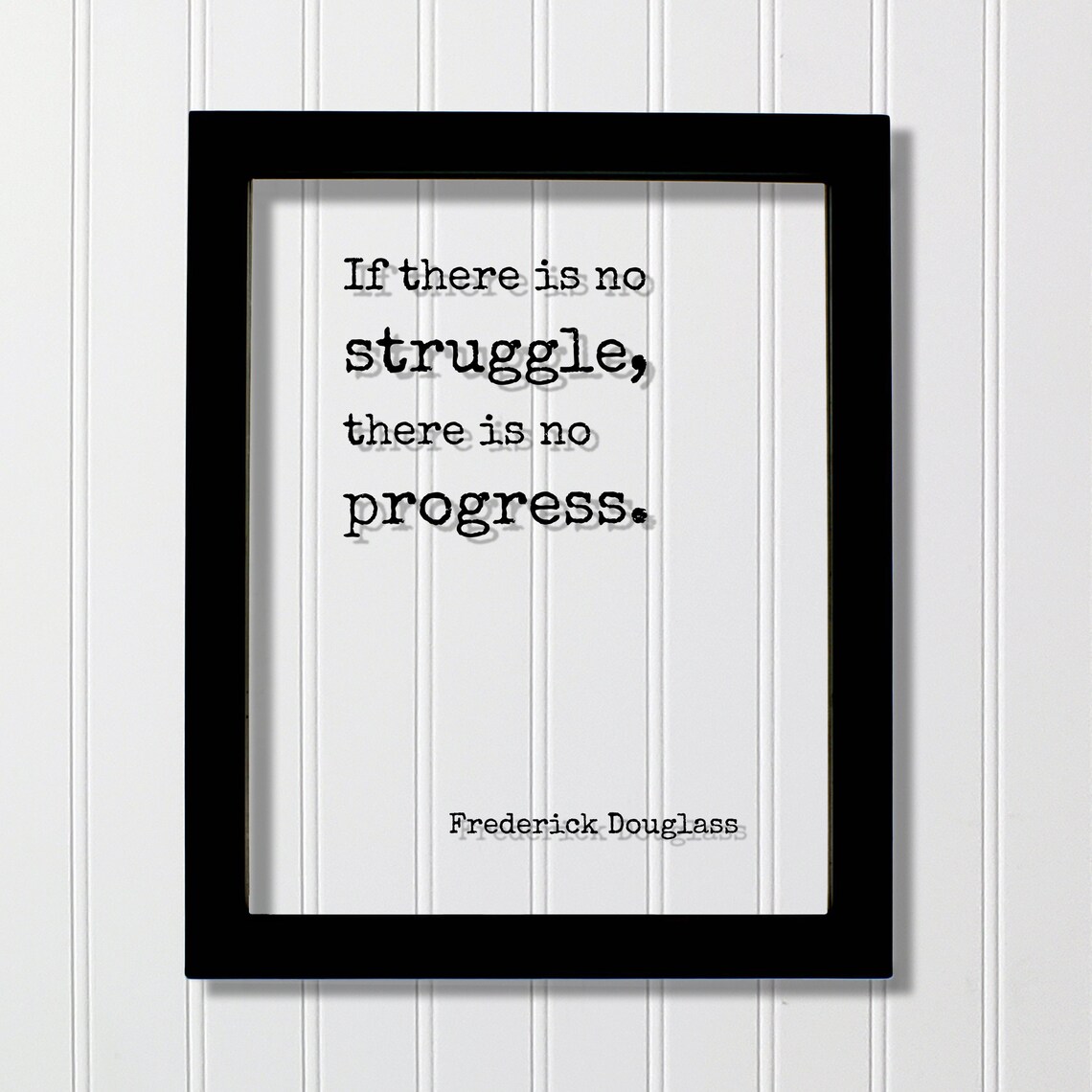 Frederick Douglass Quote Art Print, Business Motivation
