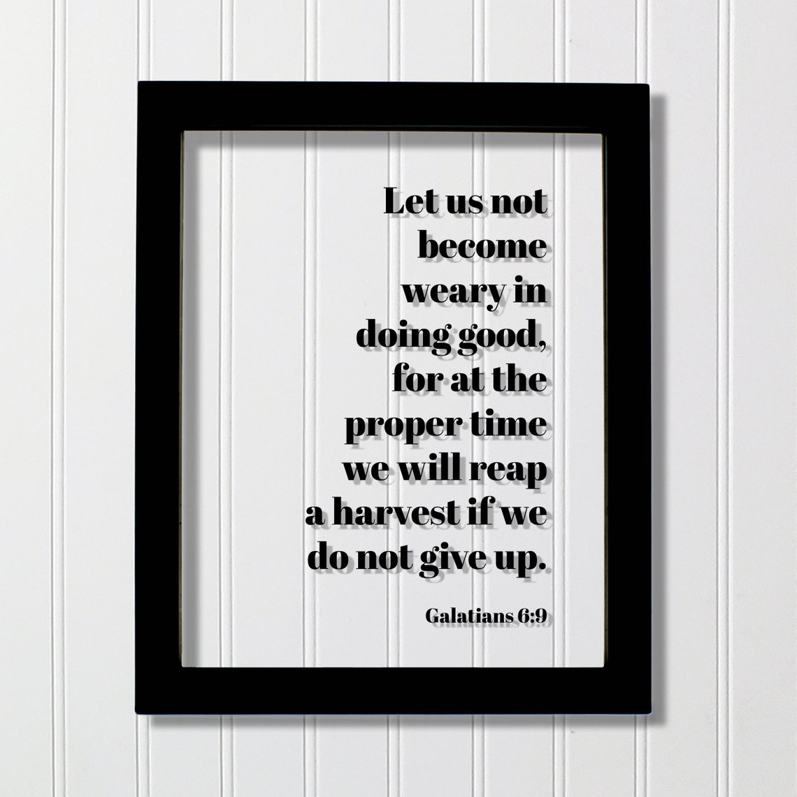 Galatians 6:9 Scripture Verse Art Print