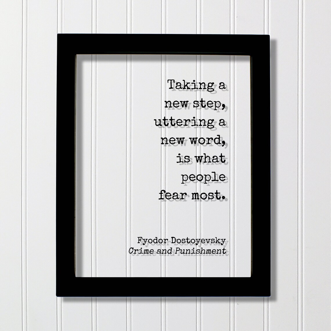 Dostoyevsky Crime And Punishment Quote Art Print