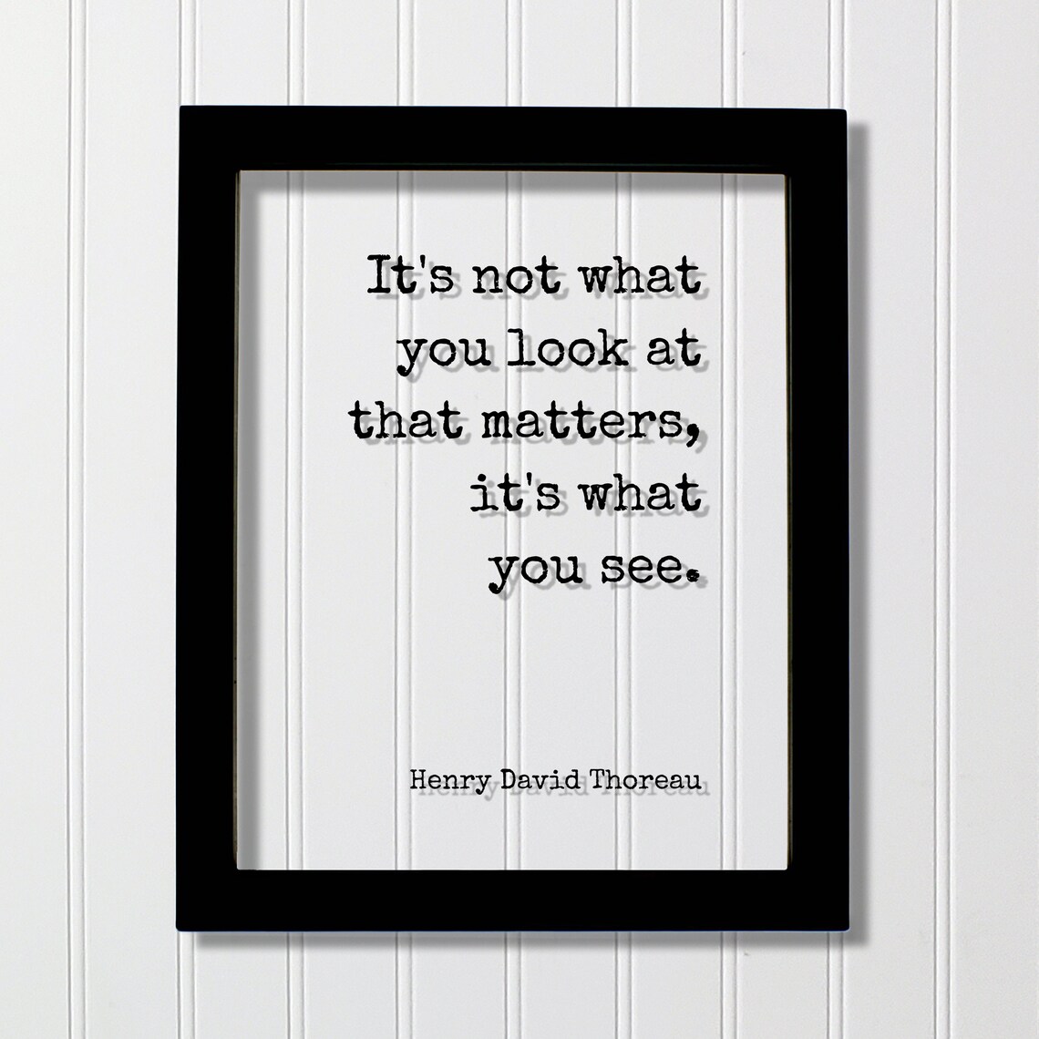 Henry David Thoreau Mindfulness Meditation Quote Art Print