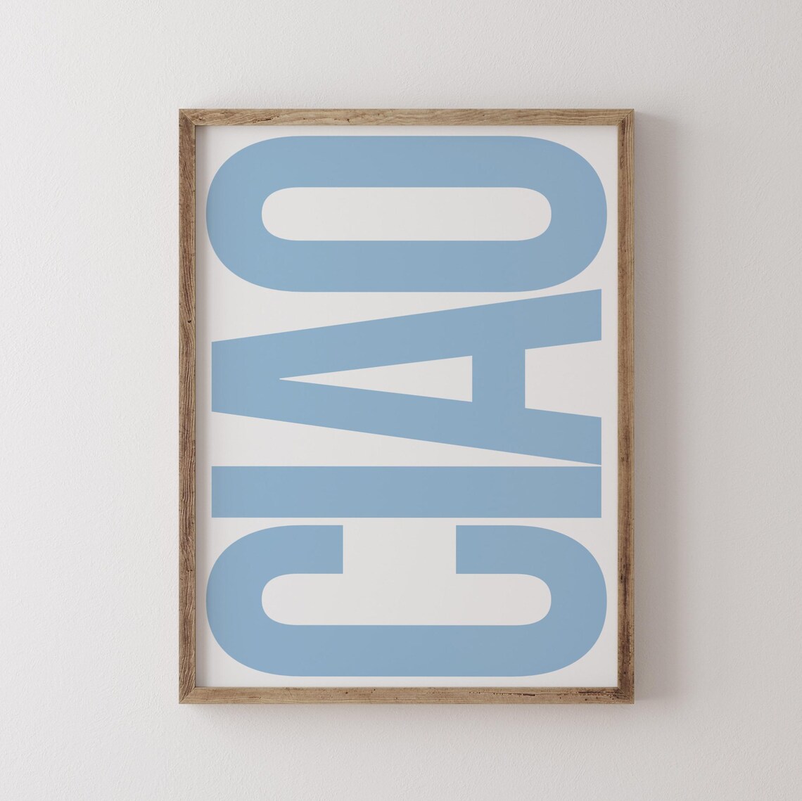 Ciao Italy Quote Poster, Coastal Typography Print - Image 2