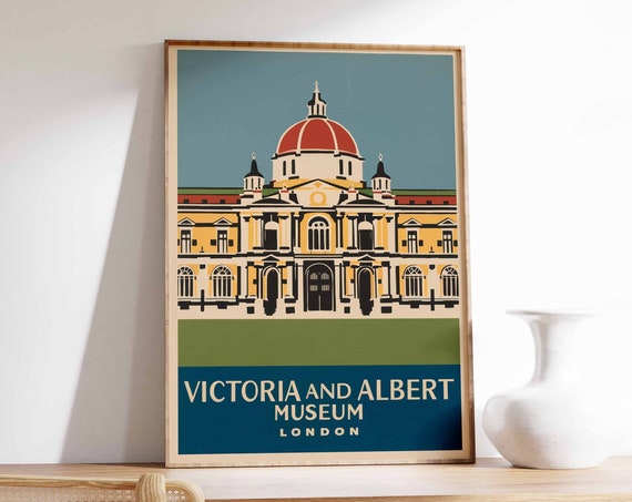 Victoria And Albert Museum Poster London Print London Art London Poster London Travel Print William Morris Print Vintage Decor