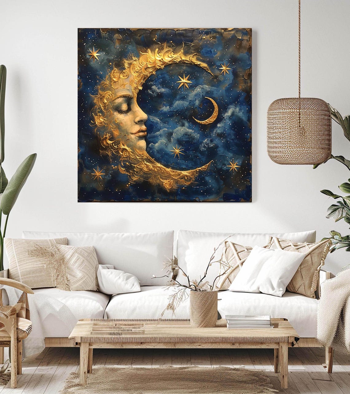 Mystical Moon, Crescent Moon Wall Decor - Image 3