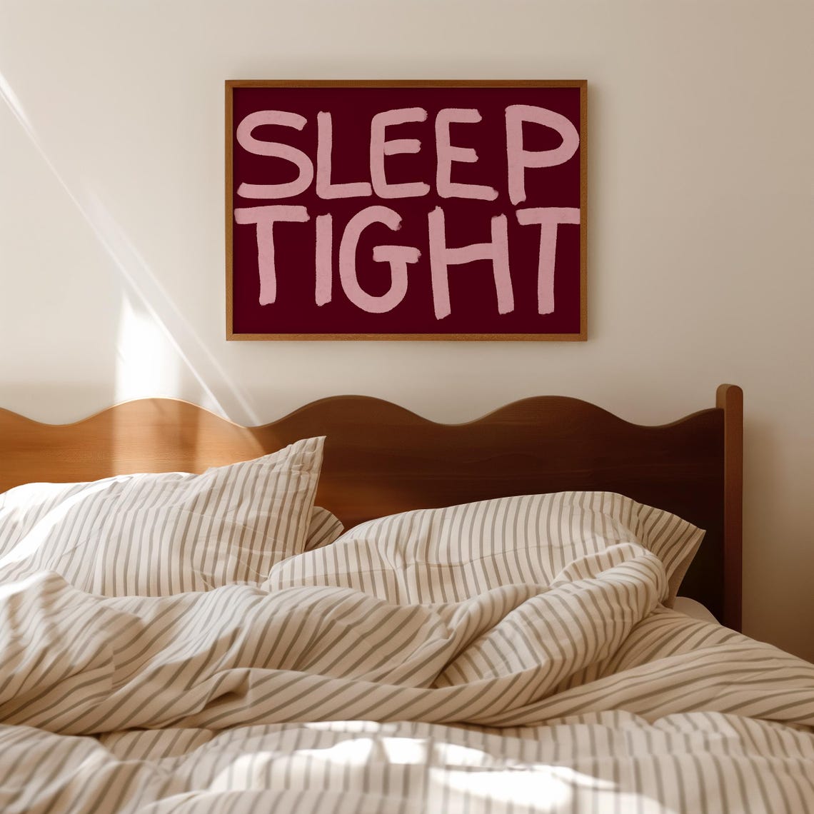Sleep Tight Minimalist Typography Art Print