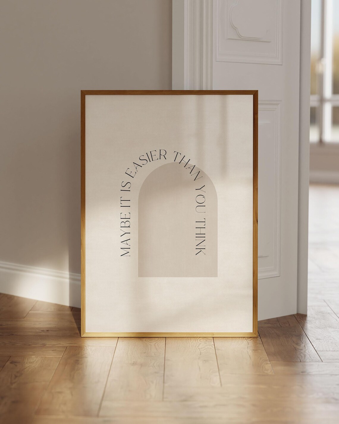 Motivational Quotes Poster, Minimalist Wall Art