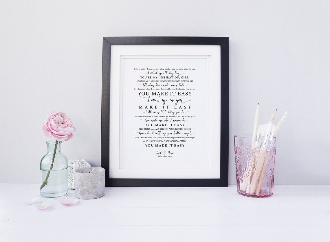 I Want You to Have It All Wedding Song Lyrics Print Mark Lara - Image 4