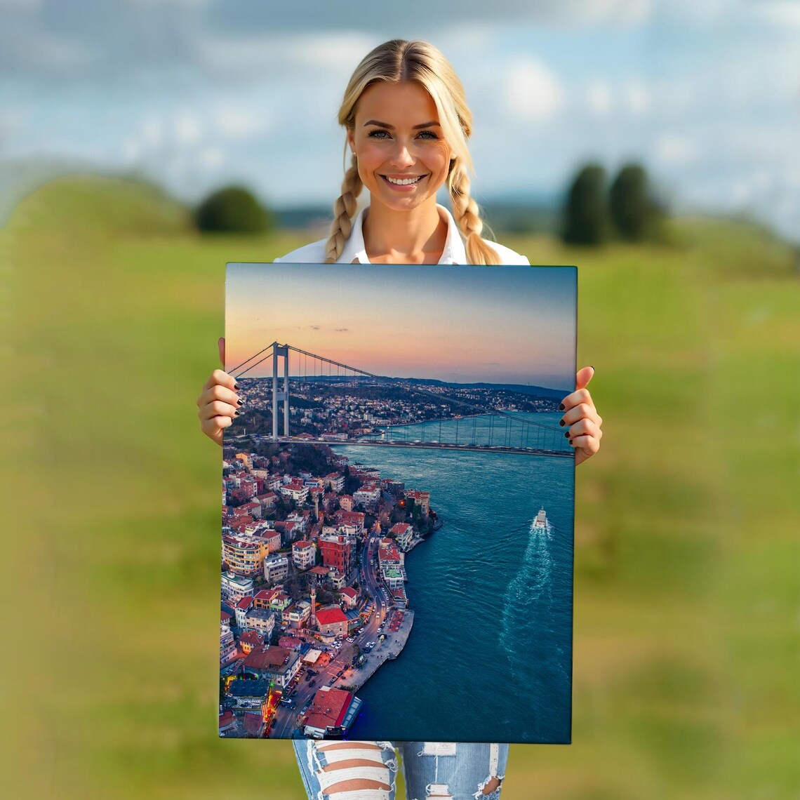 Bosphorus Bird's-Eye View, Decorative Art Print - Image 5