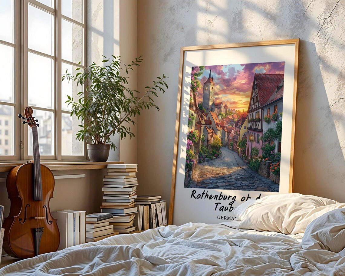 Rothenburg Ob Der Tauber, Germany Travel Poster - Image 3