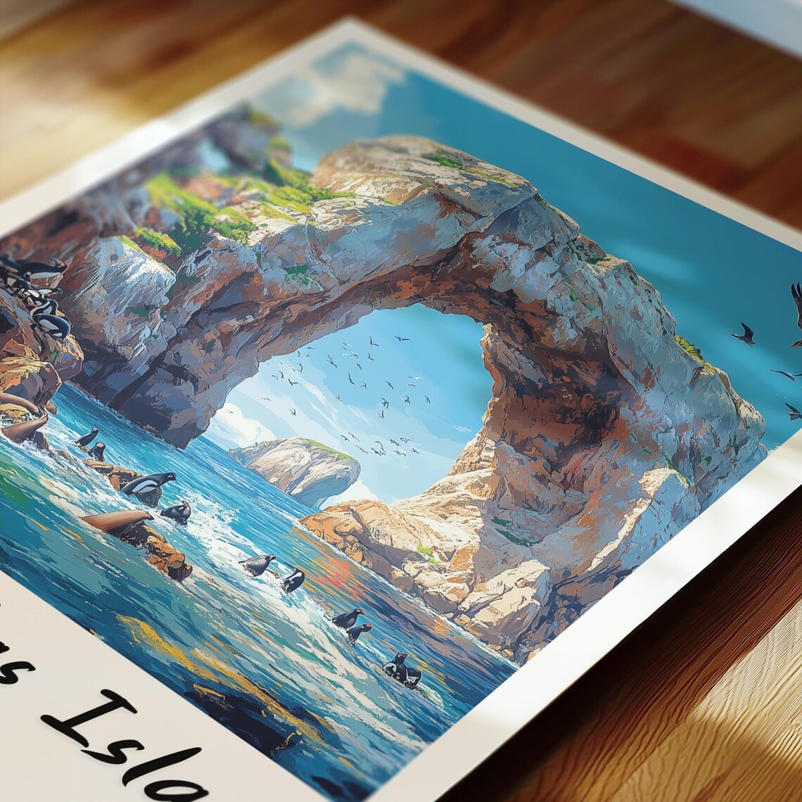 The Ballestas Islands Travel Poster, Peru - Image 2