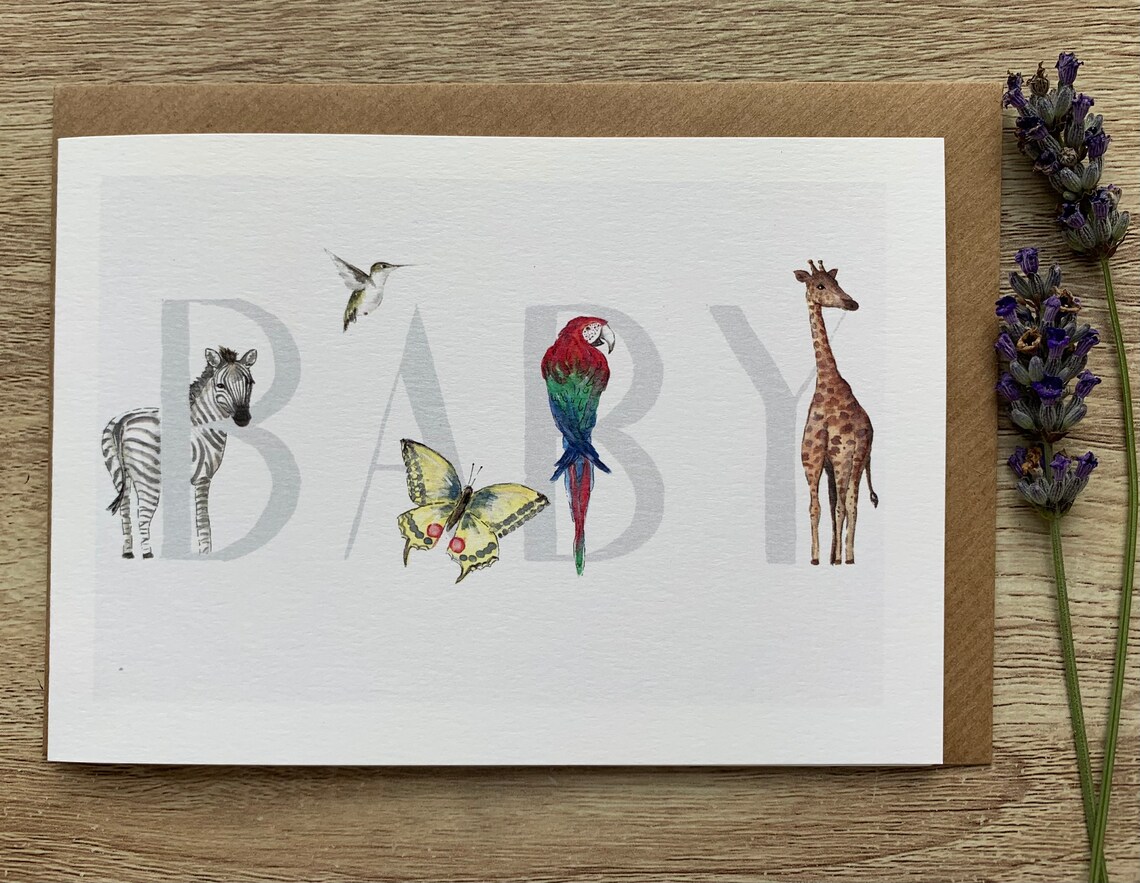 Baby Animals Art Print, Nursery Wall Art