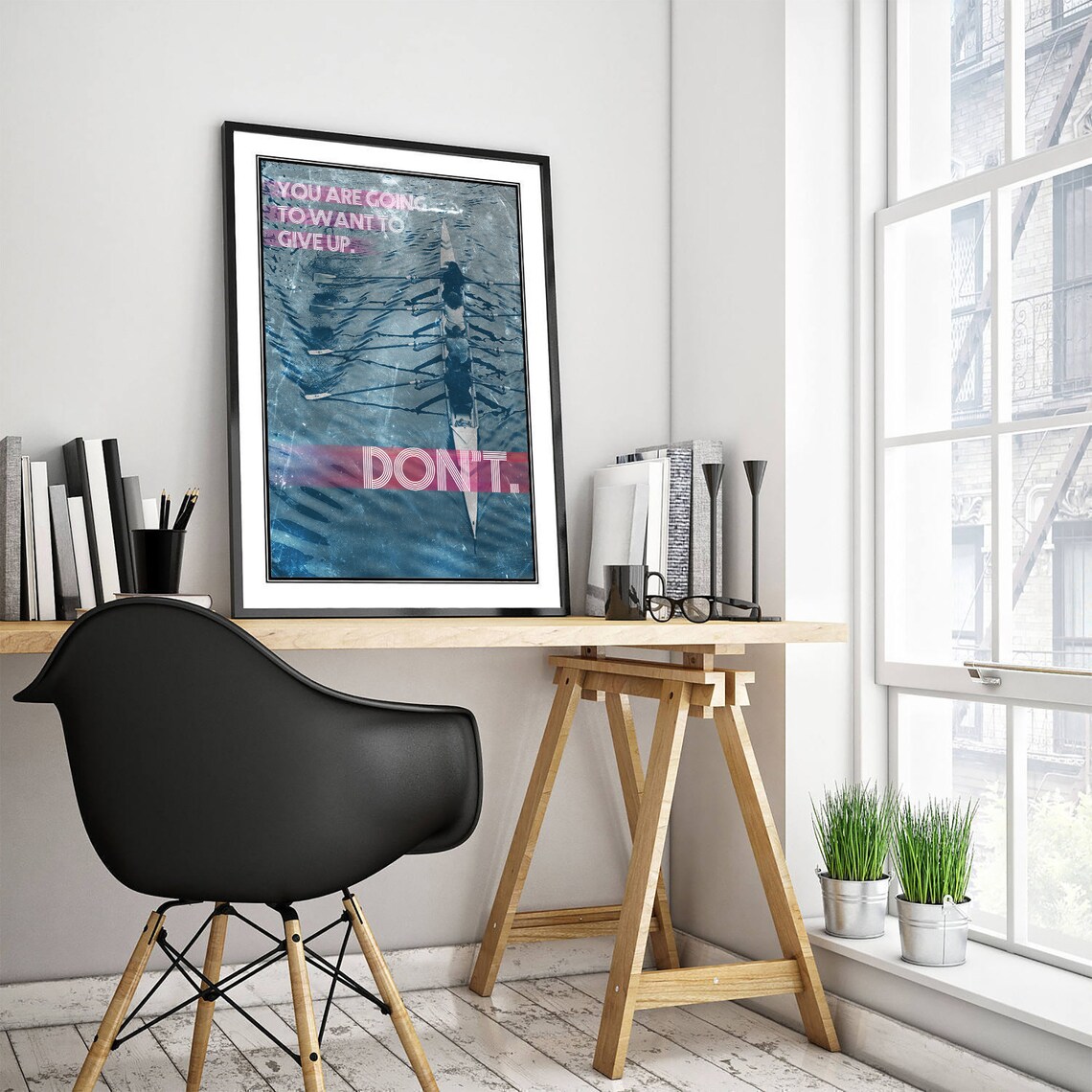 You Are Going To Want To Give Up Rowing Crew Quote Fitness Poster - Image 2