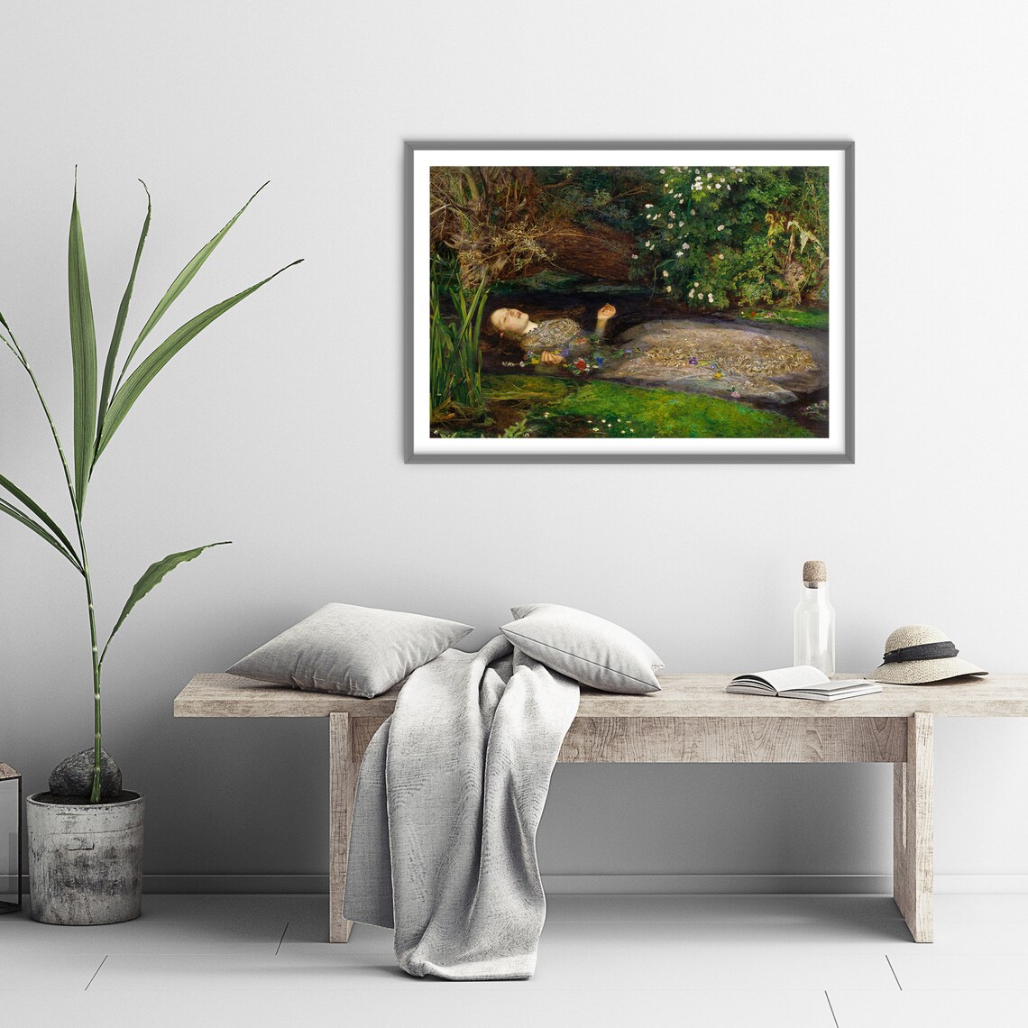Ophelia by John Everett Millais, Art Print - Image 4