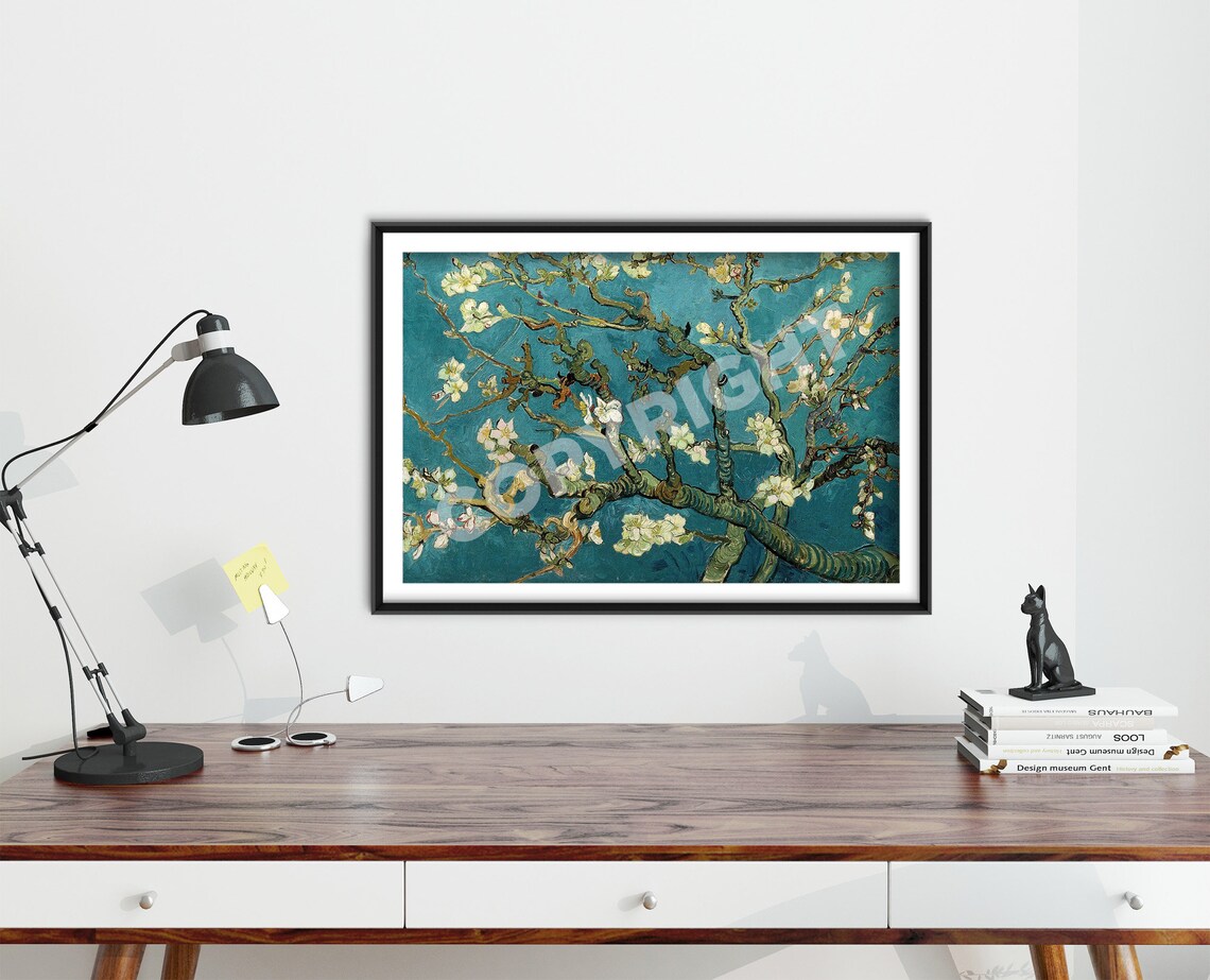 Vincent Van Gogh Almond Tree, Classic Art Print - Image 4