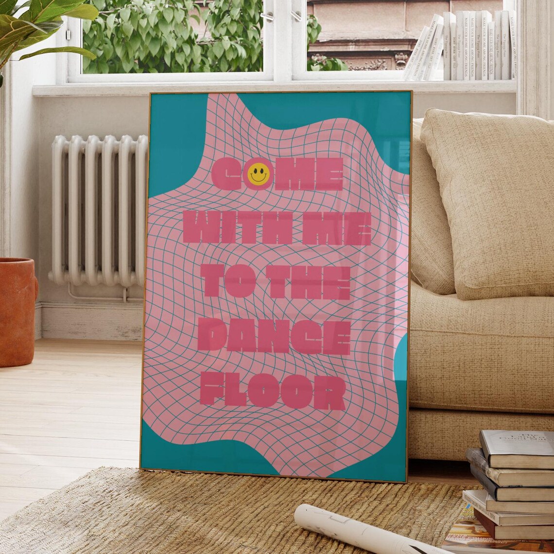 True Faith Take Me Away 90s House Clubland Art Print
