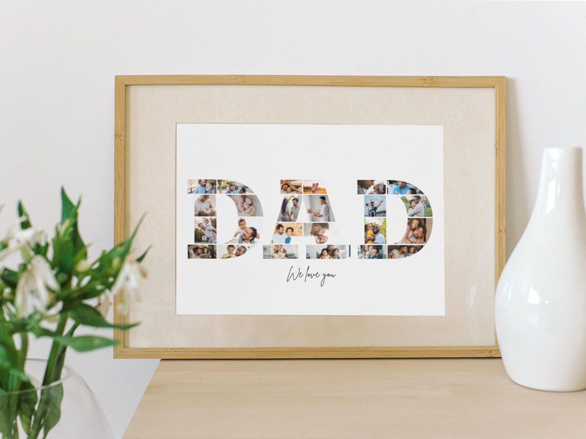 Personalised Dad Photo Collage, Fathers Day Gift - Image 3