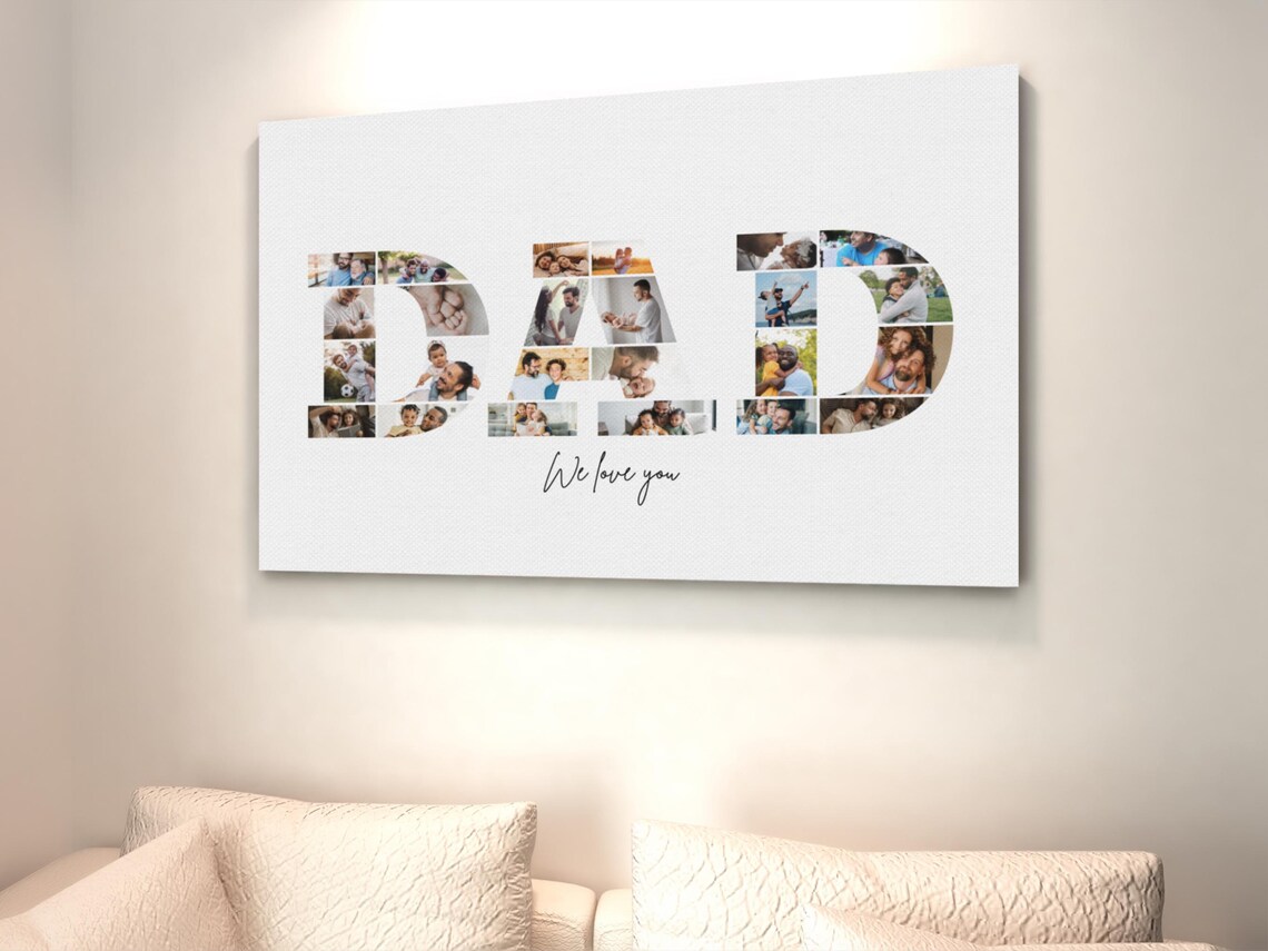 Personalised Dad Photo Collage, Fathers Day Gift - Image 5