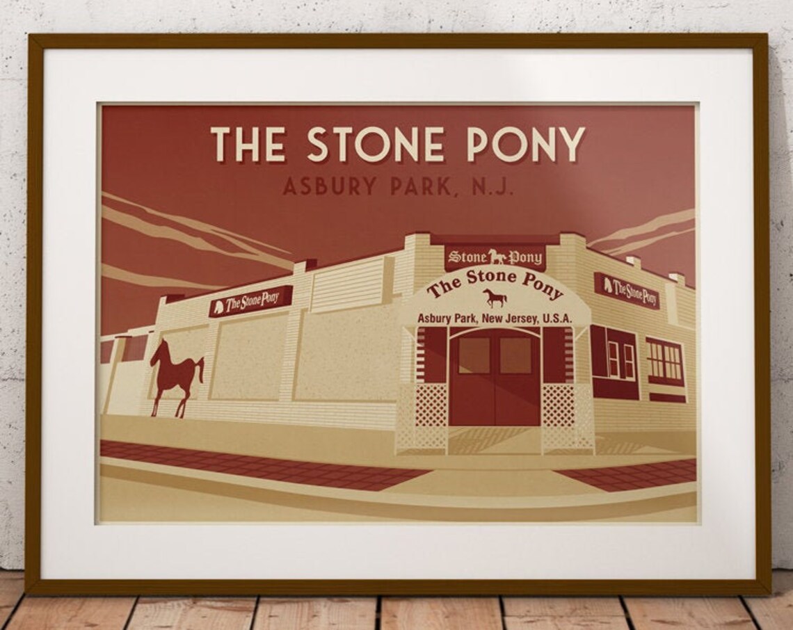 The Stone Pony Asbury New Jersey Travel Poster - Image 4