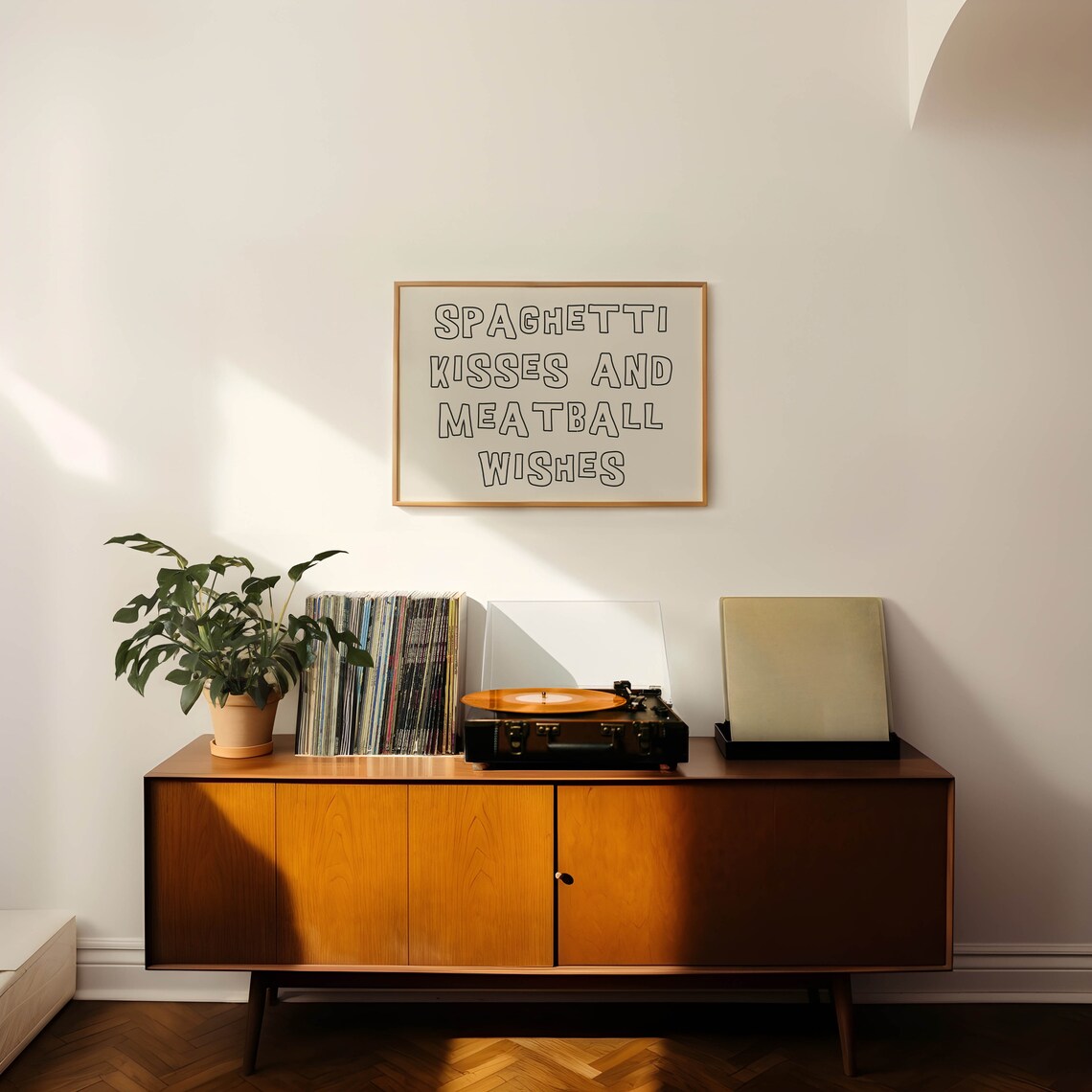 Funny Pasta Poster, Modern Kitchen Decor - Image 3