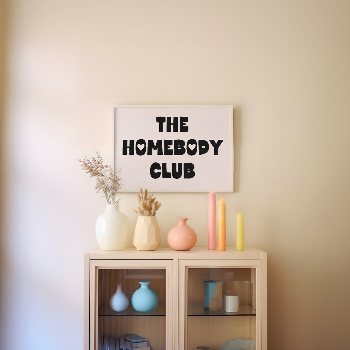 The Homebody Club Art Print Homebody Wall Art Self Care Poster Trendy Art Prints Wall Art College Girl Decor The Couch Club - Image 4
