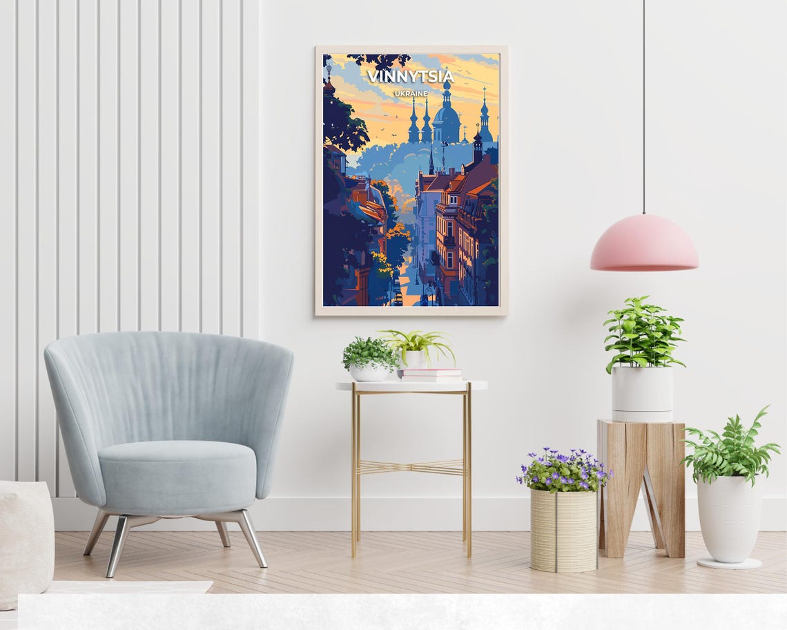 Vinnytsia Water Tower Travel Print Wall Art Vinnytsia Ukraine City Print Vinnytsia Water Tower Travel Gift Vinnytsia Water Tower Poster - Image 2