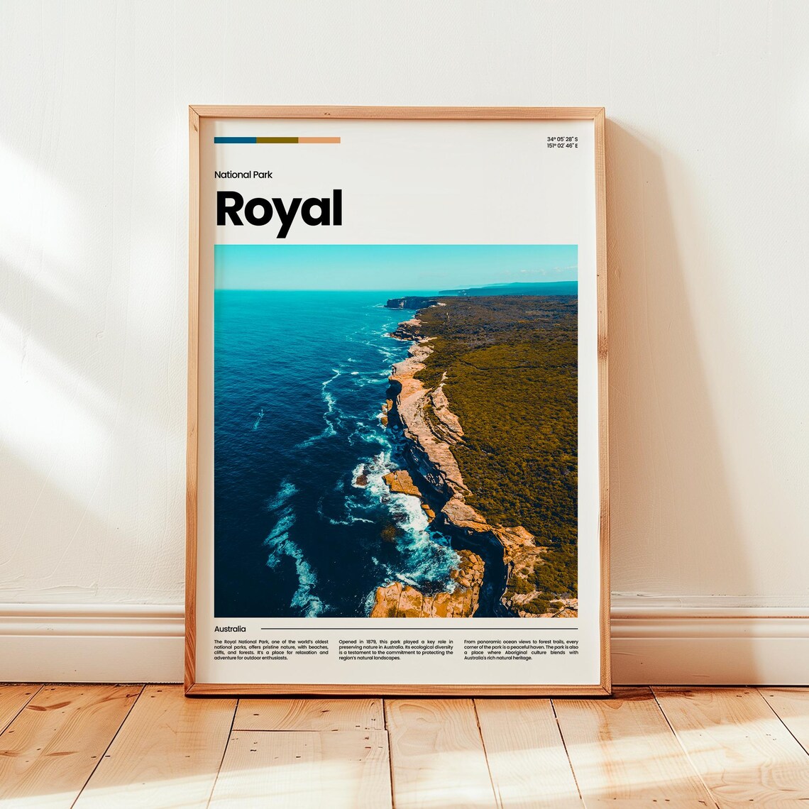 Royal National Park Poster Print Travel Australia Gift