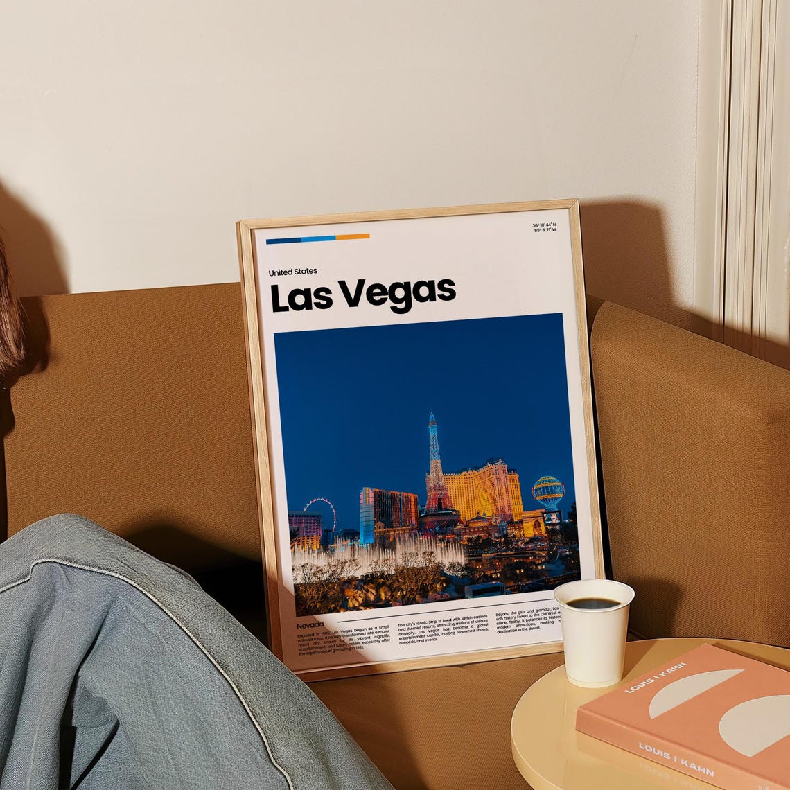 Las Vegas Travel Poster Las Vegas Poster Las Vegas Photo Poster Las Vegas Art Print Nevada Poster Usa Travel Poster Travel Gift - Image 4