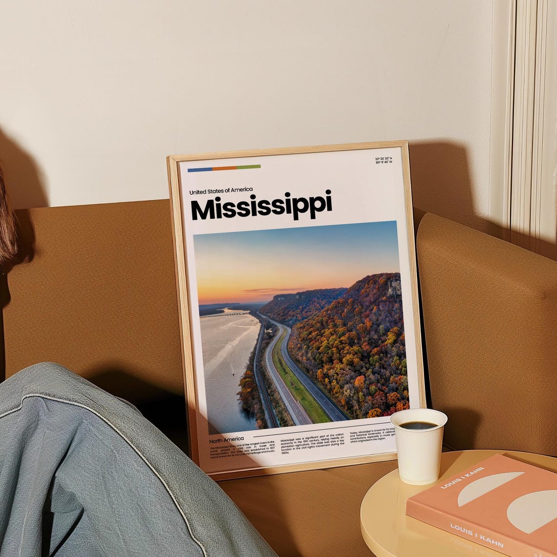 Mississippi Travel Poster Mississippi Poster Mississippi Photo Poster Mississippi Art Print Usa Poster Usa Travel Poster Travel Gift - Image 4