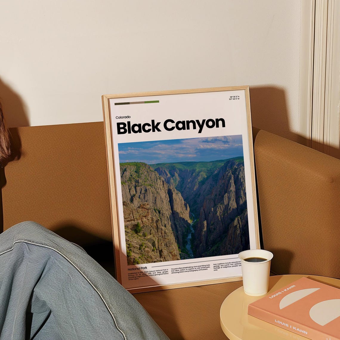 Black Canyon Travel Poster Black Canyon Poster Colorado Photo Poster Black Canyon Art Print Black Canyon National Park Usa Poster - Image 4