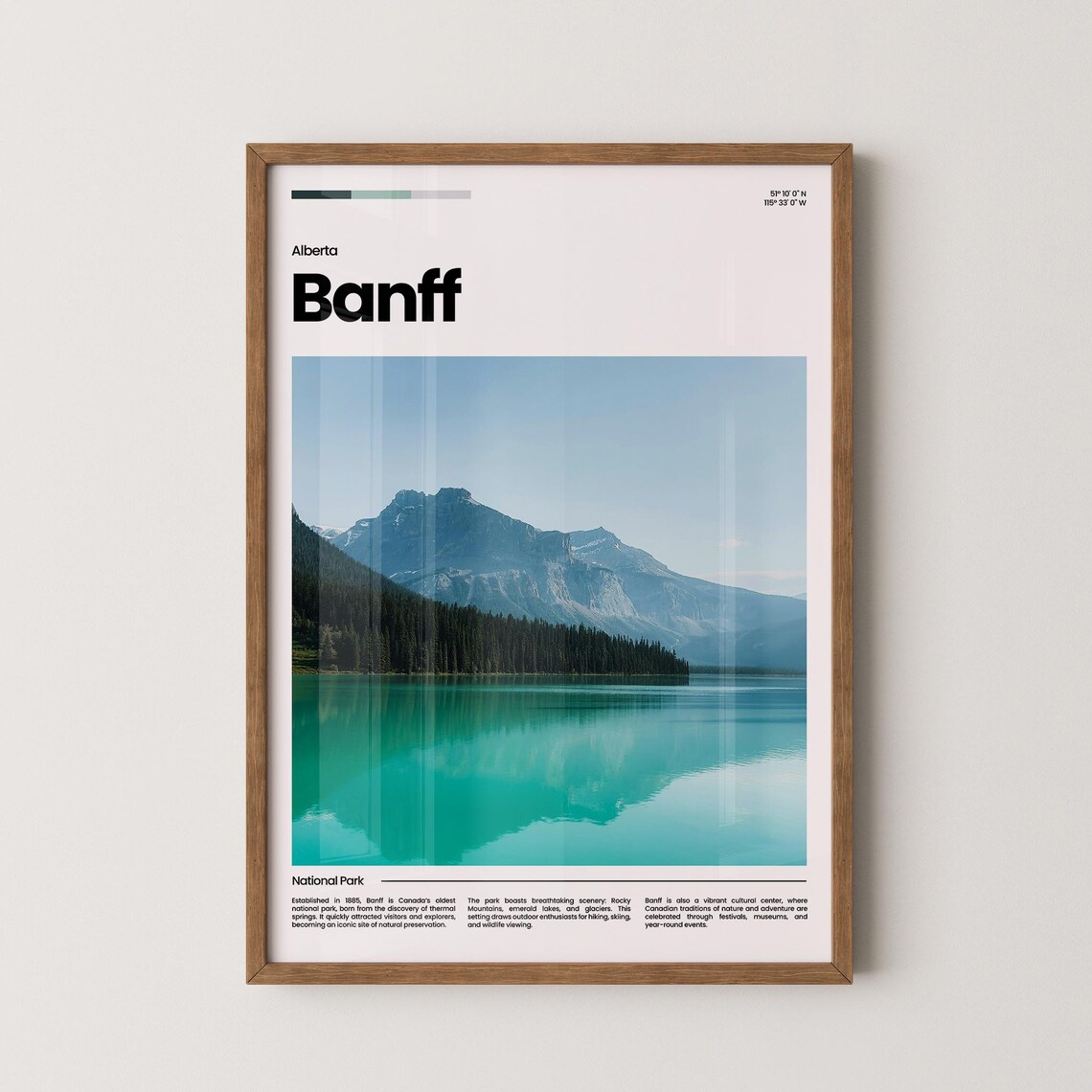 Banff Travel Poster Banff Poster Banff Photo Poster Banff Art Print Banff Art Canada Poster Canada Travel Poster Travel Gift