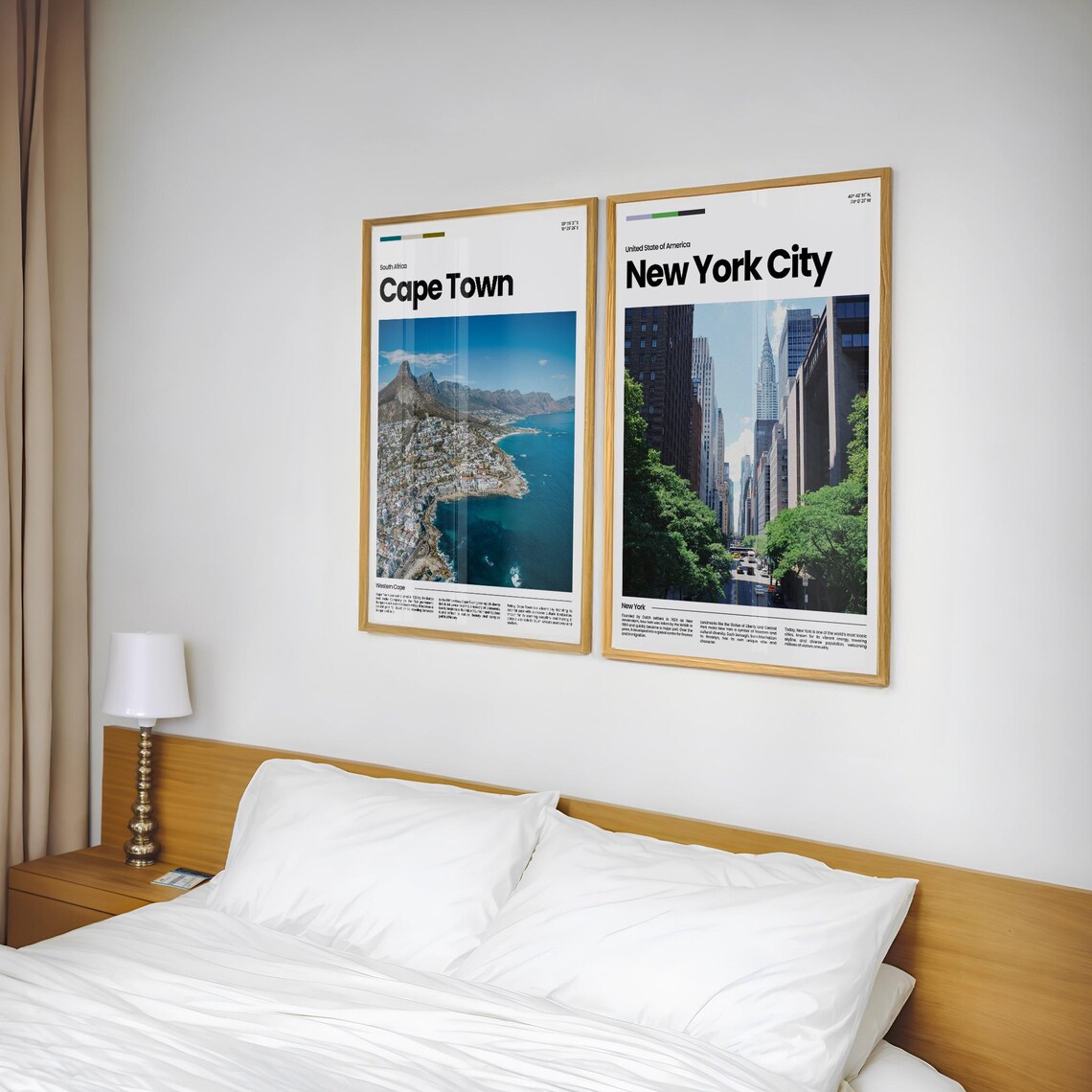 New York City Manhattan Street Skyline Travel Photography Poster - Image 2
