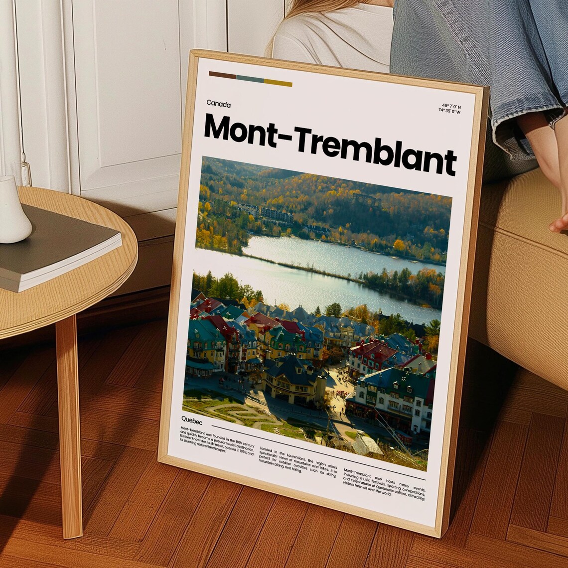 Mont Tremblant Travel Poster Mont Tremblant Poster Mont Tremblant Photo Poster Canada Poster Canada Travel Poster Travel Gift - Image 3