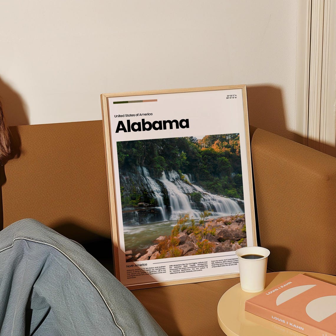Alabama Travel Poster Alabama Poster Alabama Photo Poster Alabama Art Print Alabama Art Usa Poster Usa Travel Poster Travel Gift - Image 4